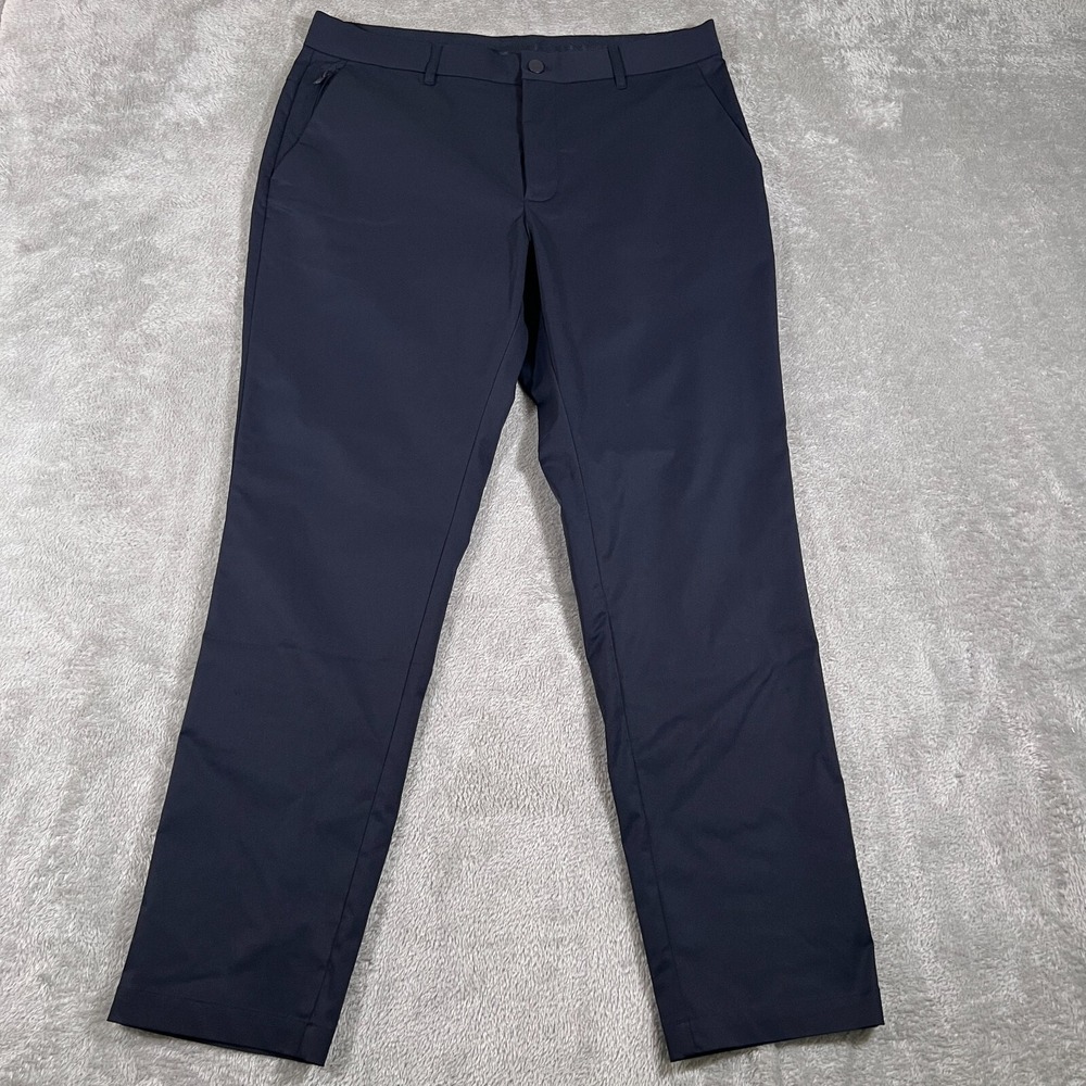 Tilley Roam Trouser Mens 34x30 Navy Blue Front Zip Lightweight‎ Dress Travel